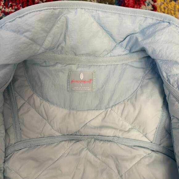 Free People Movement Quinn Quilted Puffer Vest Size L - Picture 4 of 7